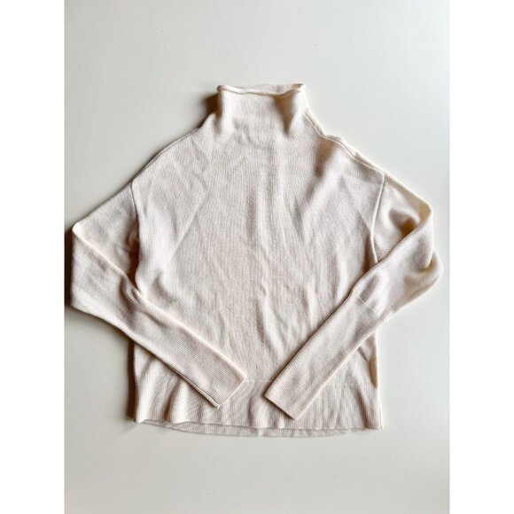 Aritzia WILFRED Cyprie Oak Merino Wool Dolman Mock Neck Sweater, Size XS - Picture 5 of 16